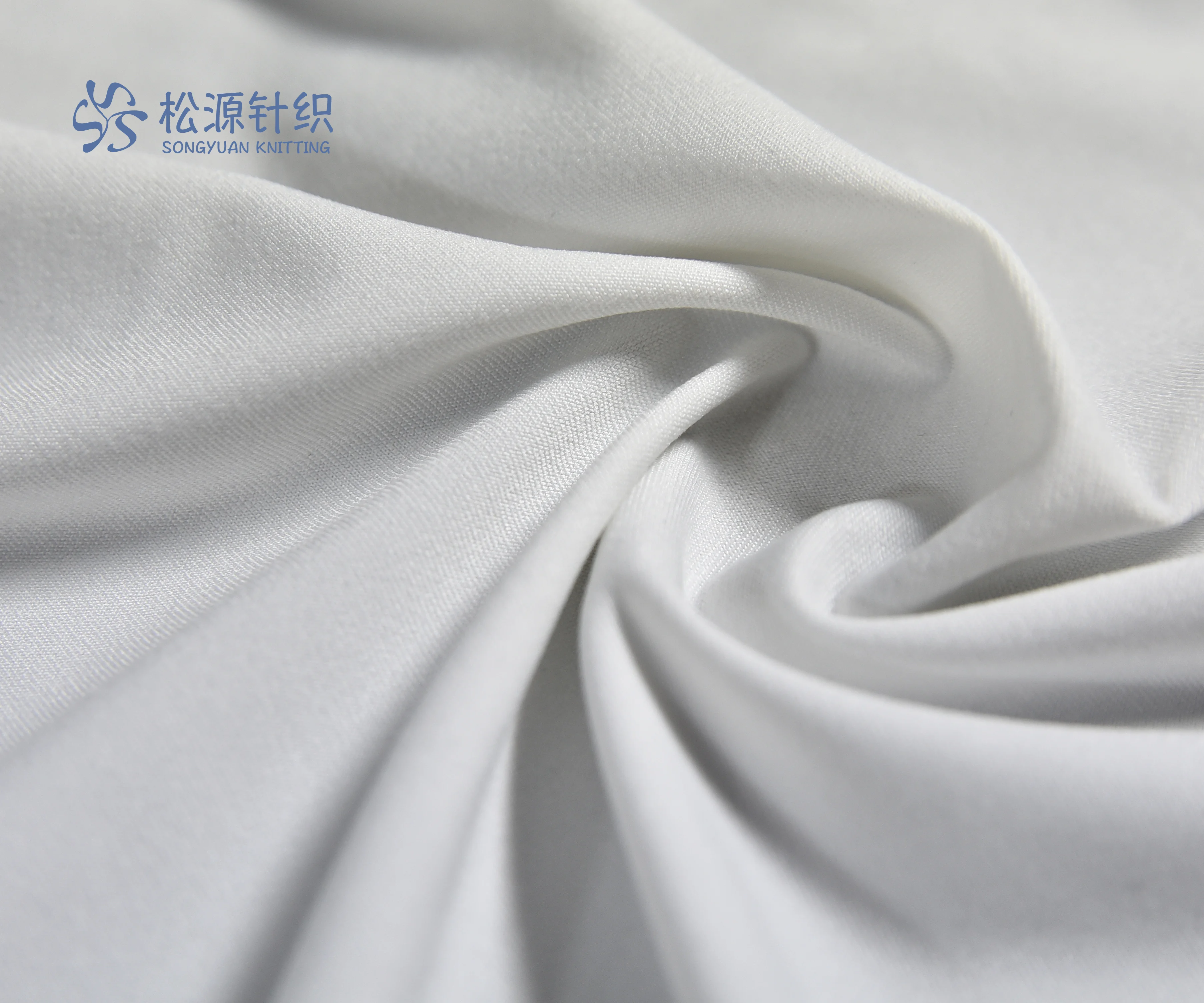 
High quality 180g knit 90 polyester 10 lycra elastic fabric for T shirt 