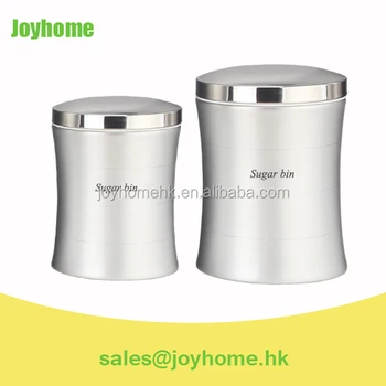 silver tea and coffee canisters