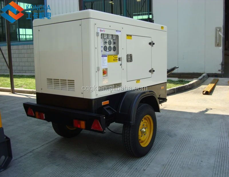 40kva 30kw portable diesel electric generator set for cold storage