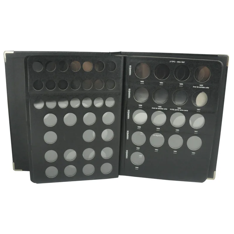 
Custom Hotsales Ad Leatherette Penny Collection Coin Collector Holder album Made in China 
