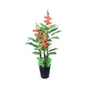 Well made no irritation red flowering indoor decoration tree