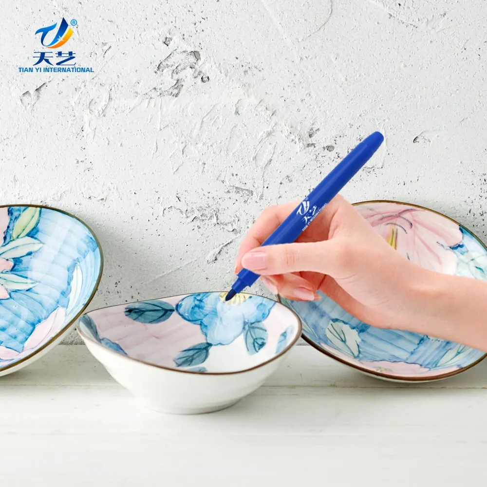 Permanent Marker Ceramic Pen Waterproof Diy Porcelain For Glass Mug