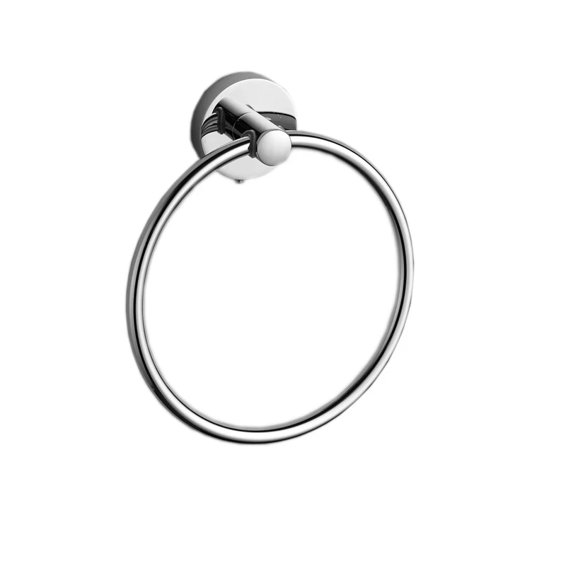 
No.18032 Bathroom Accessories Zinc Alloy Silver Color Towel Ring For Bathroom 