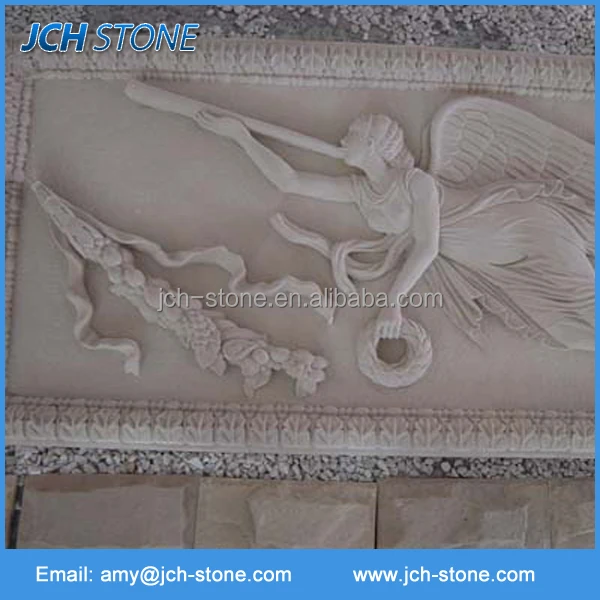 
Carved stone wall art modern relief sculpture 