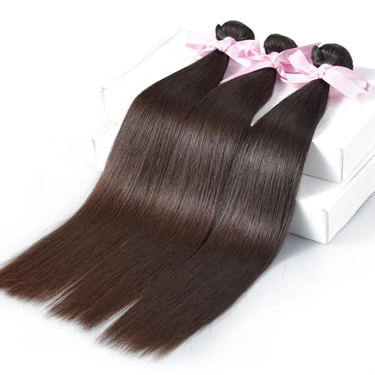 

3pieces/Set Cuticle Aligned Human Hair Vendors Silky Straight Weave Raw Burmese Hair