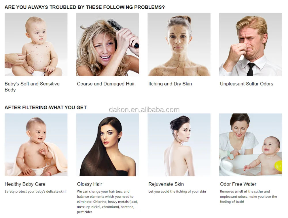 Shower Water Filter Kdf/activated Carbon Filter/calcium Sulfite,Shower