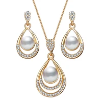 

fashion pearl wedding jewelry set for women Wholesales N95261