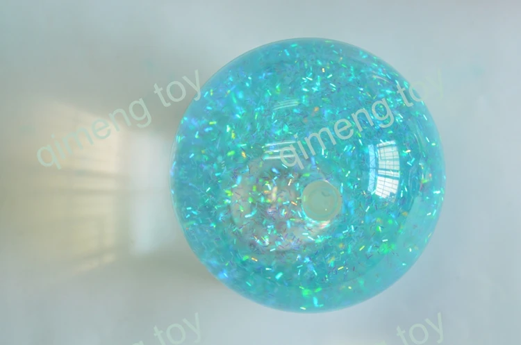 glitter filled beach ball