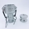 Wide varieties reliability stainless steel camlock dust plug DP + C
