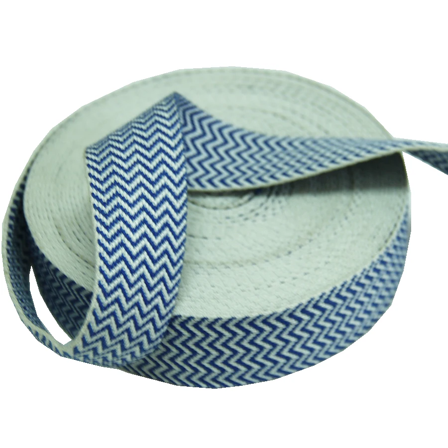 New Arrival W Design Double Herringbone Cotton bing Ribbon For Bag