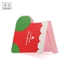 Custom Design Personalized Colourful Boot Shape Greeting Christmas Paper Card