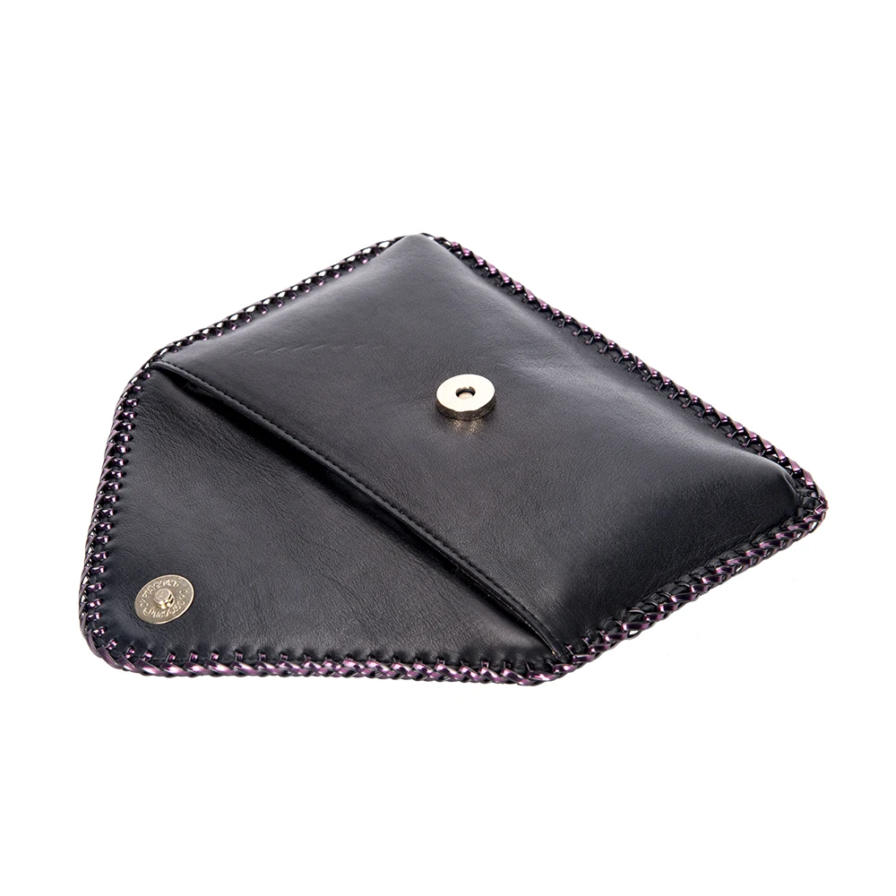 black ball clutch bag