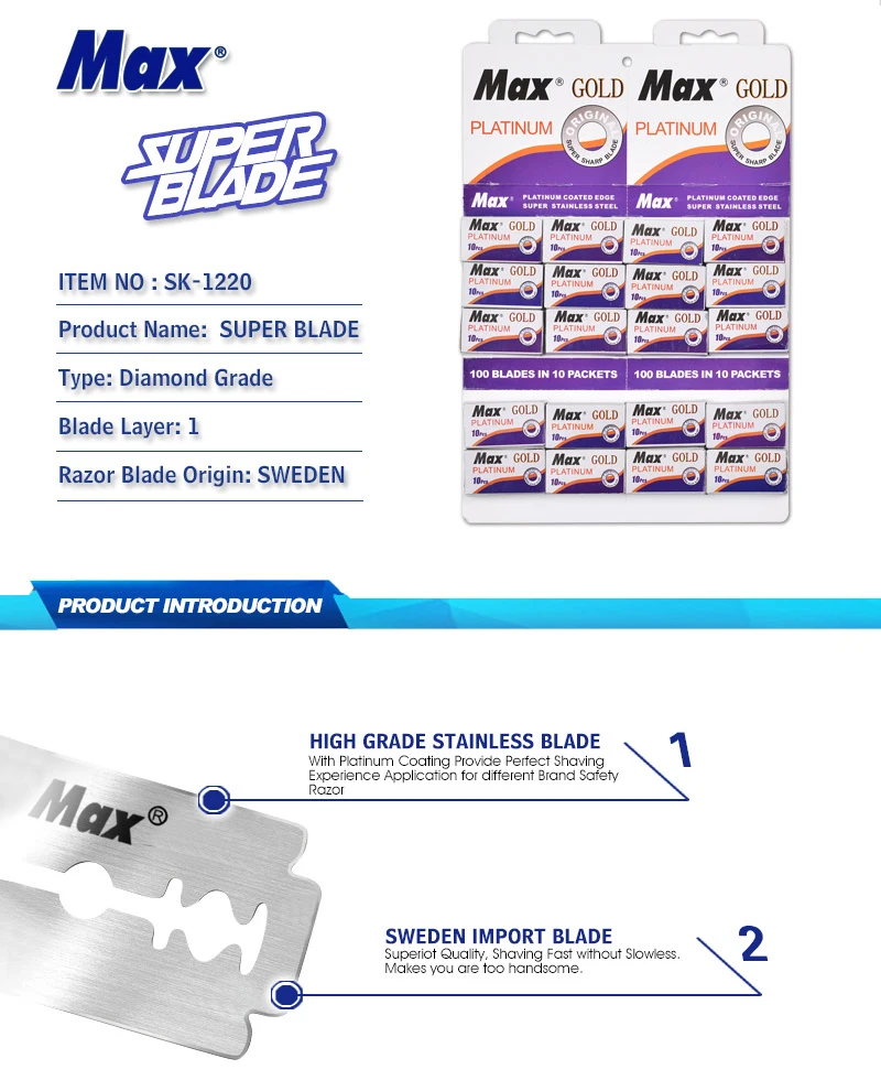 Easy Break Double Edge Razor Blade Buy Double Edge Blade,Razor Blades