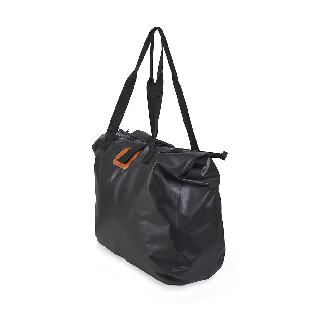 

OEM customized waterproof TPU fishing tote bags, Black