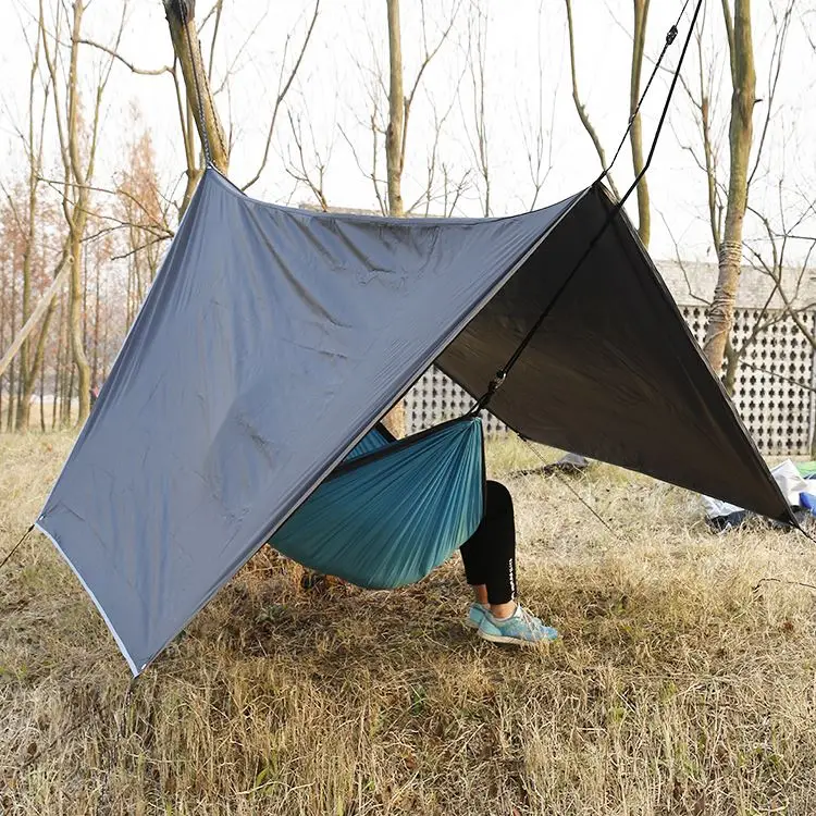 New Coming High Tenacity Garden Foldable Sun Shelter Hammock Tarp Largest Camping Tent