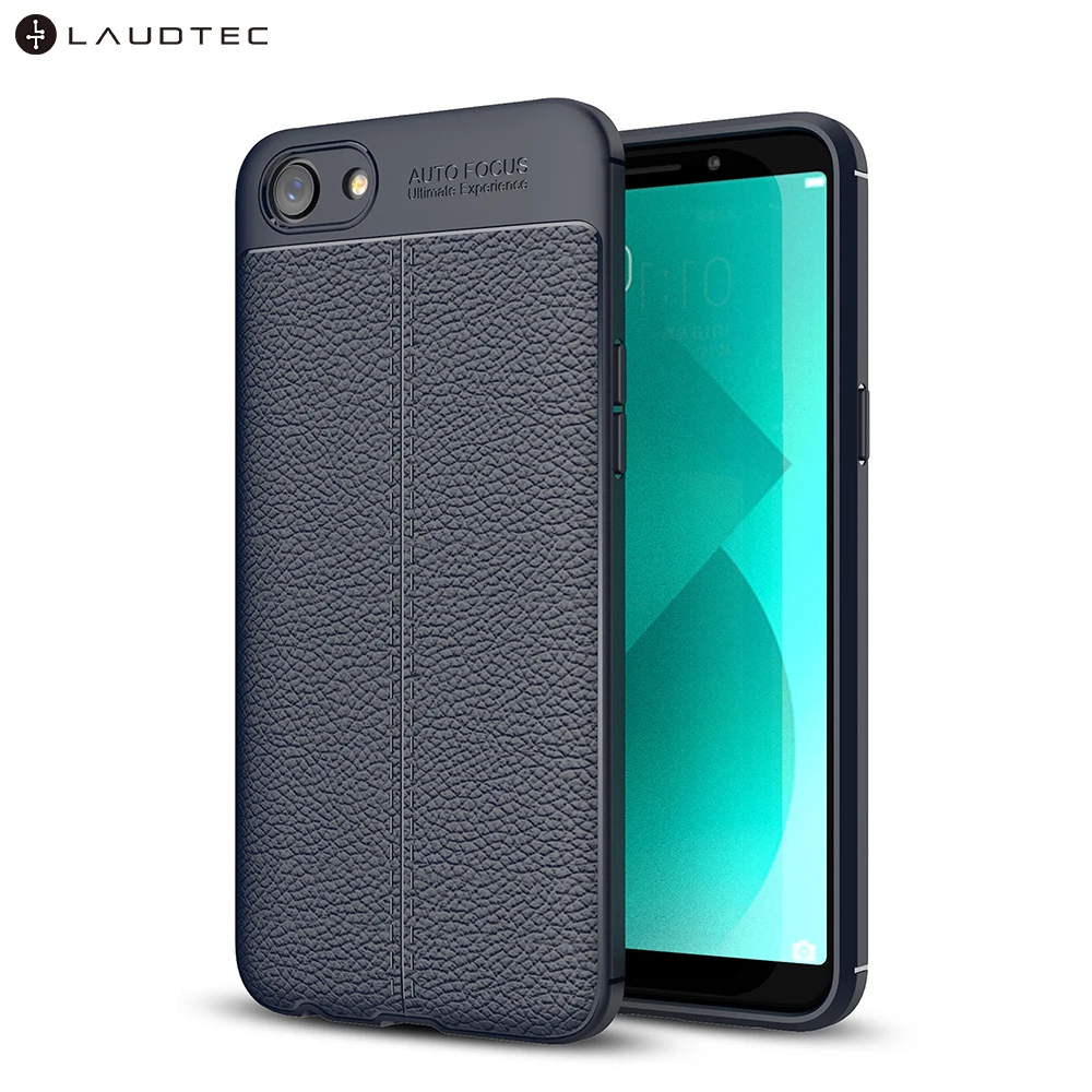 

Premium Litchi Leather Pattern TPU Back Cover Case For OPPO A83