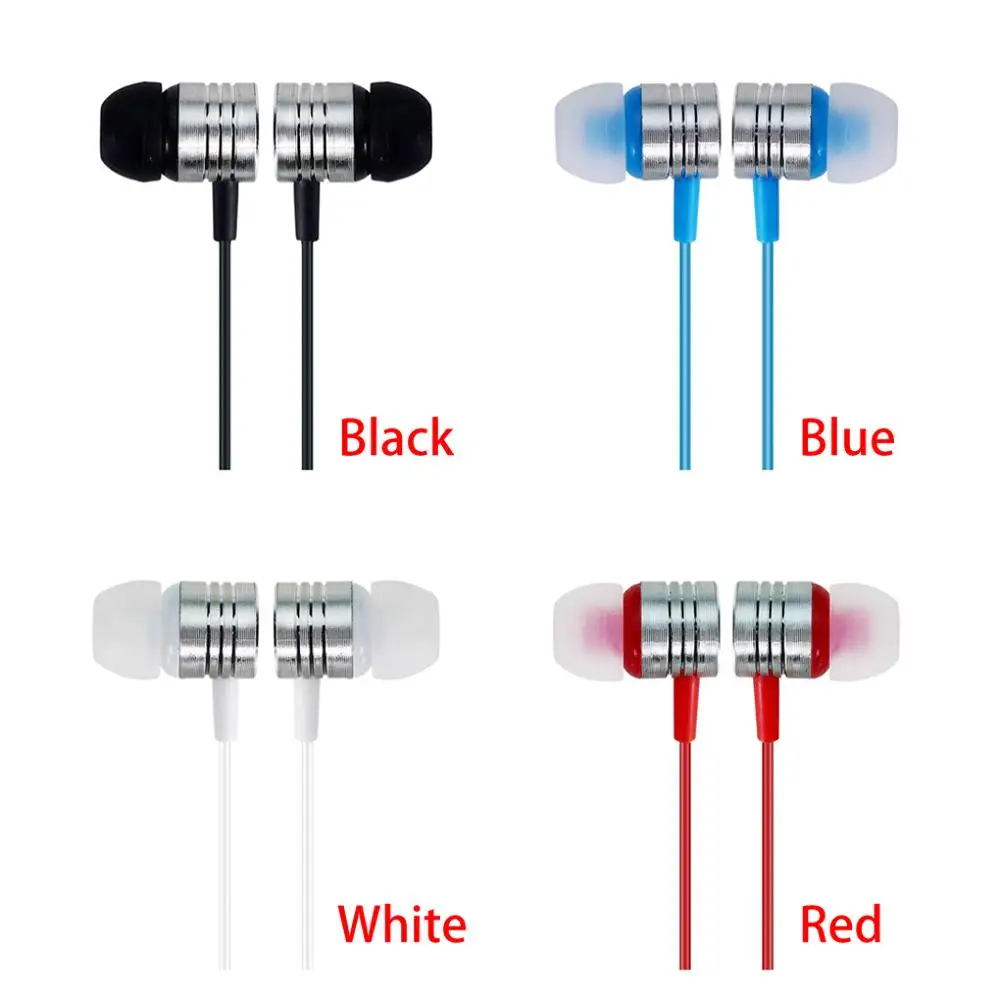 

Universal Portable 3.5mm Wired In-Ear Stereo Earbuds Headset Clarity Stereo Sound For Mobile Phone MP3 MP4 PC