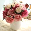 Customizable Gift Simulation Flower Box Luxury Silk Rose Artificial Bloom Bouquet