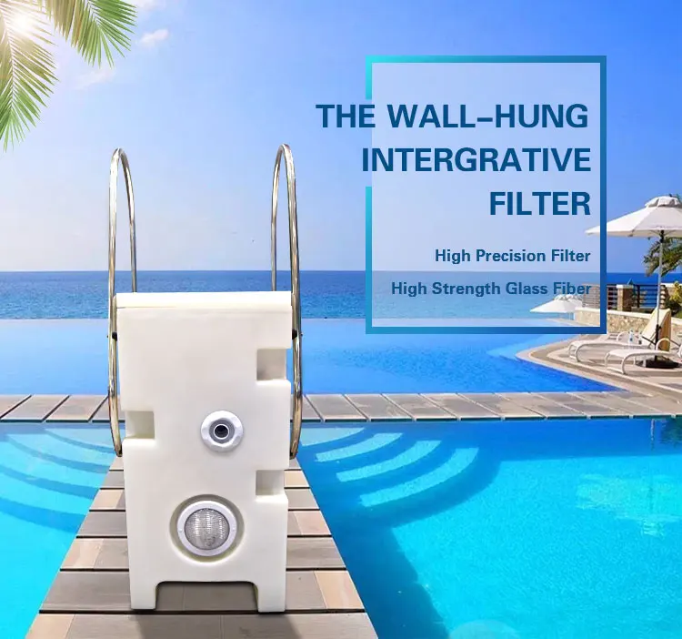 JAZZI Portable WallHung Pipeless Swimming Pool Filter, View pipeless