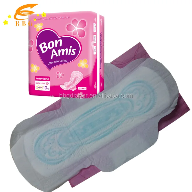 
wholesale perforated plastic lady sanitary napkin with negative ion super competitive price sanitary pad 
