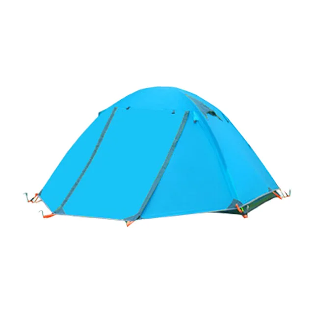 

2 persons aluminum pole PU3500MM lightweight two layers waterproof high ventilation hiking tent for camping