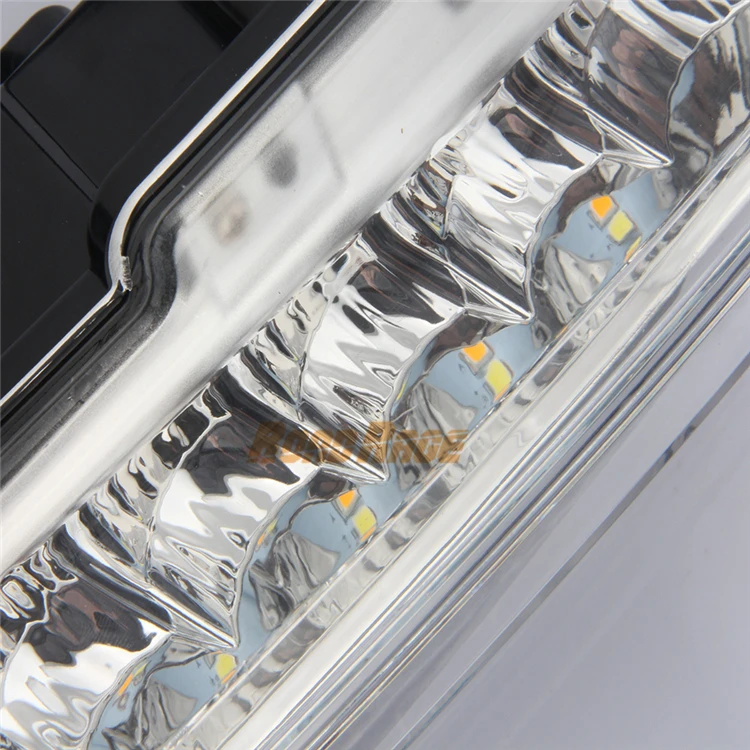 Led Daytime Running Light Drl + Fog Lamp For Mitsubishi Pajero V93 V97