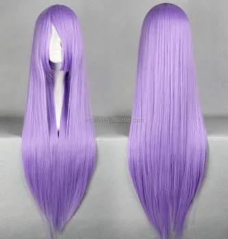 Charming Design Light Purple Long Straight Hair Cosplay Artificial