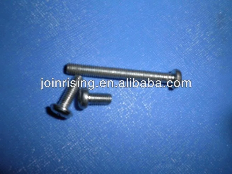 
China pan head machine screws zinc plated low price 