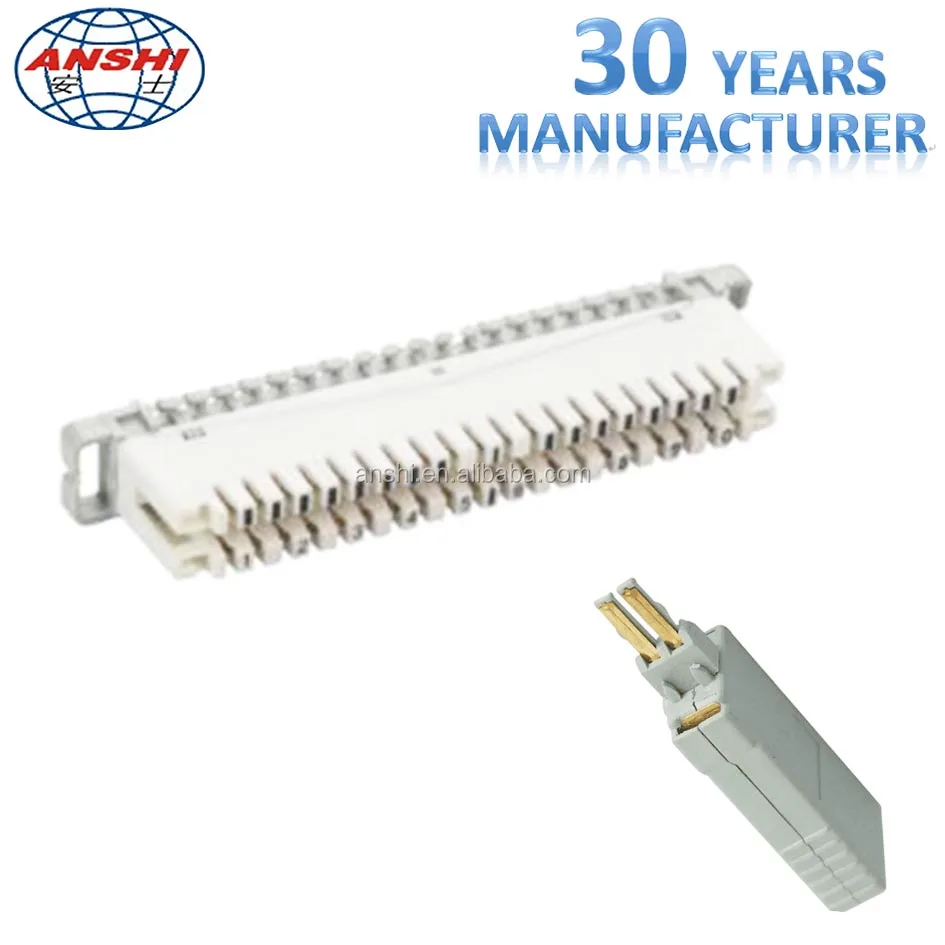 Anshi Single Line Krone Over Current Over Voltage Protector Unit For 10 ...