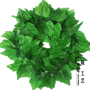 Image of 8ft Artificial Hanging Vines Plant garland Ivy leaves for wall decoration