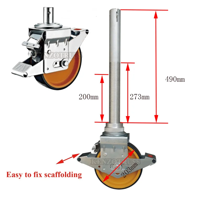 China manufacturer top grade aluminum mini mobile construction scaffold