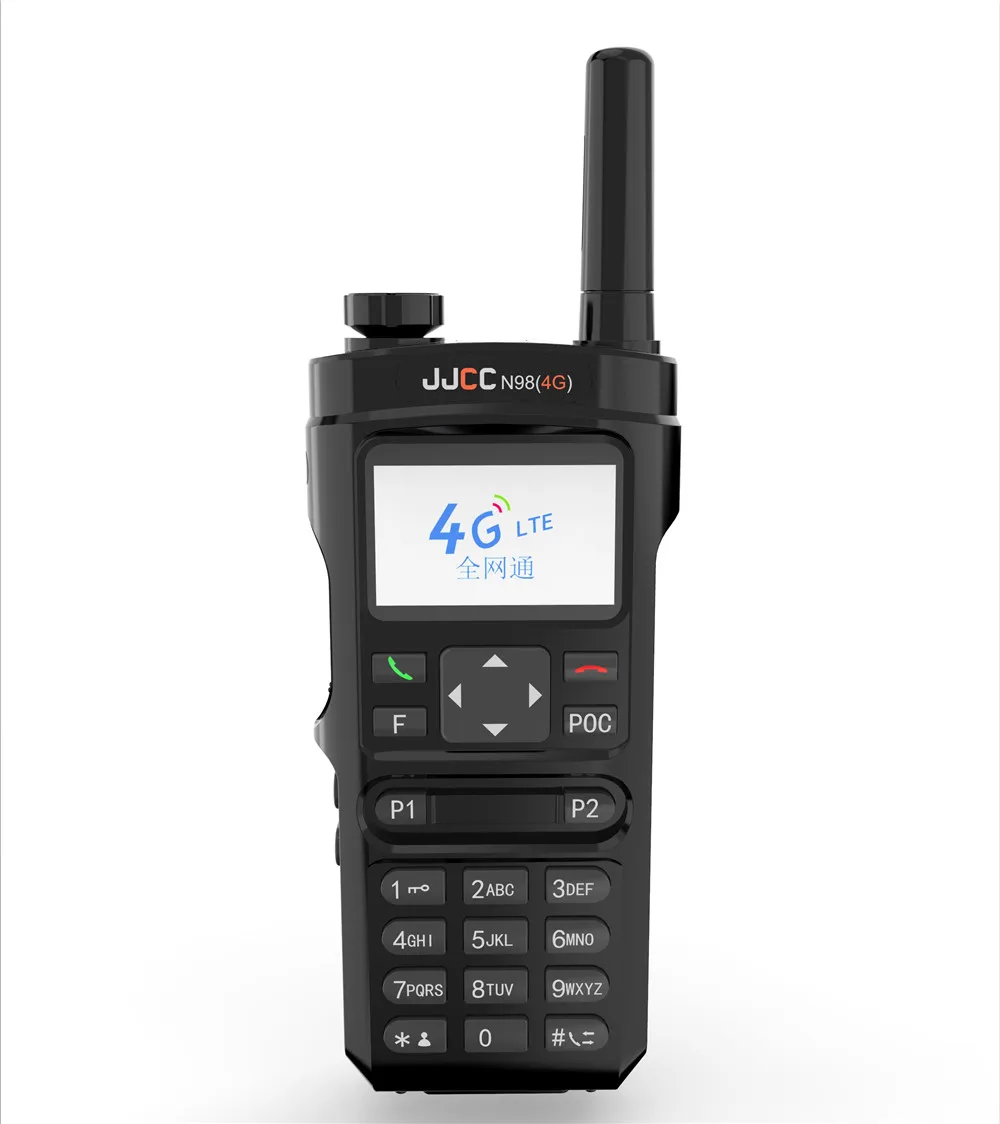 

Global talking 2G/3G/4G walkie-talkie POC Two way radio 4G sim walkie-talkie N98-1, Black