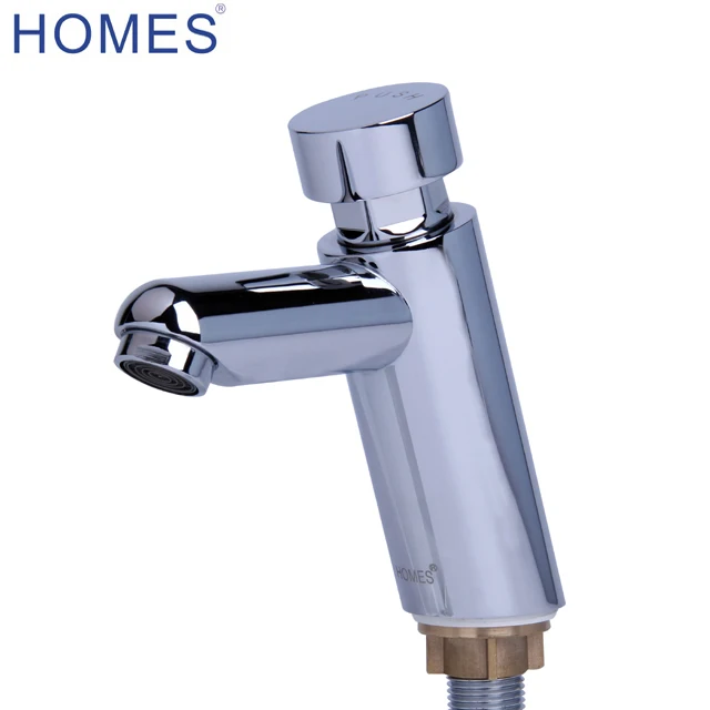 retardo del fregadero ba/ño de la cocina p/ública ahorro de agua grifo del grifo. Grifos del lavabo del ba/ño lavabo cierre autom/ático cromado