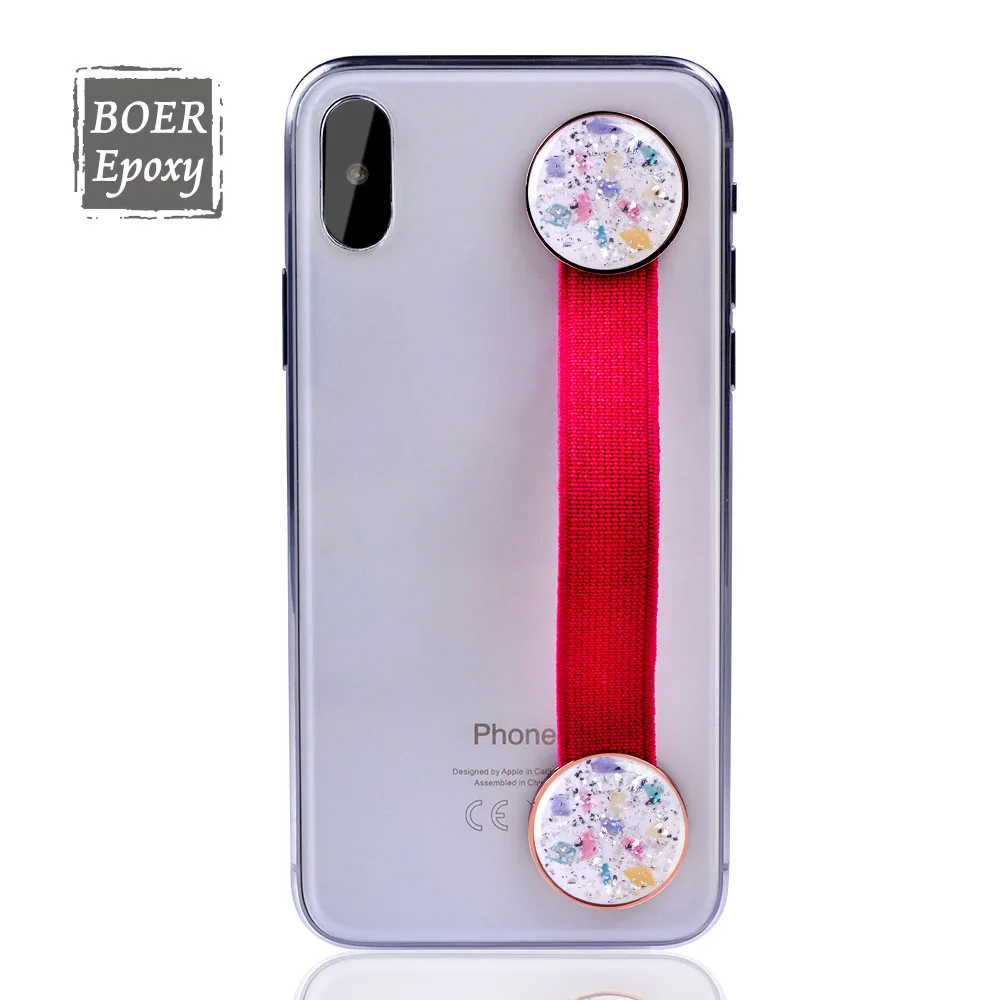 
2019 hot selling universal fashion custom phone finger strap 