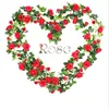 Factory direct sale silk flower artificial rose vine for wedding decoration