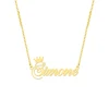 Custom Crown Queen Name Necklace Jewelry For Women Girl Friend