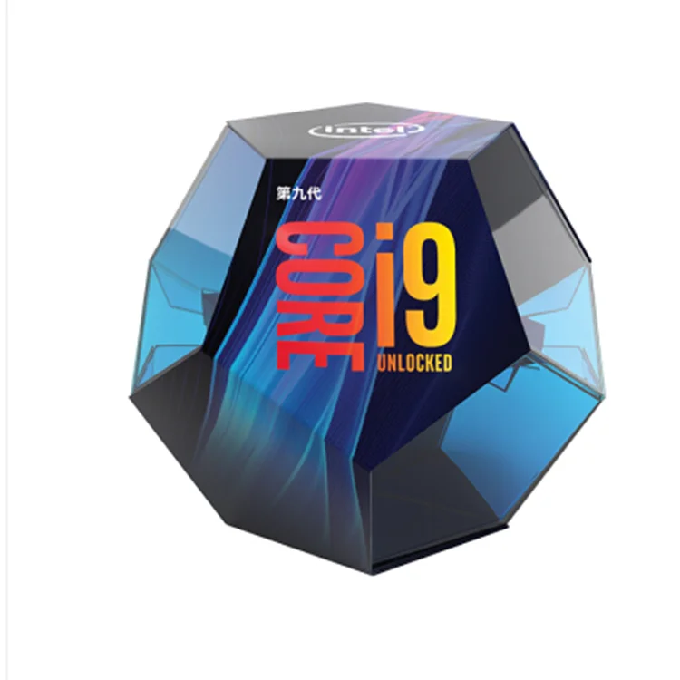

desktop Intel original box package CPU core i9 9900k CPU
