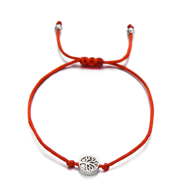 

Life Tree Charm Bracelets for Women Men Children Lucky Red String Friendship Wish Bracelets Jewelry Gift Adjustable NS91167, Rope bracelet