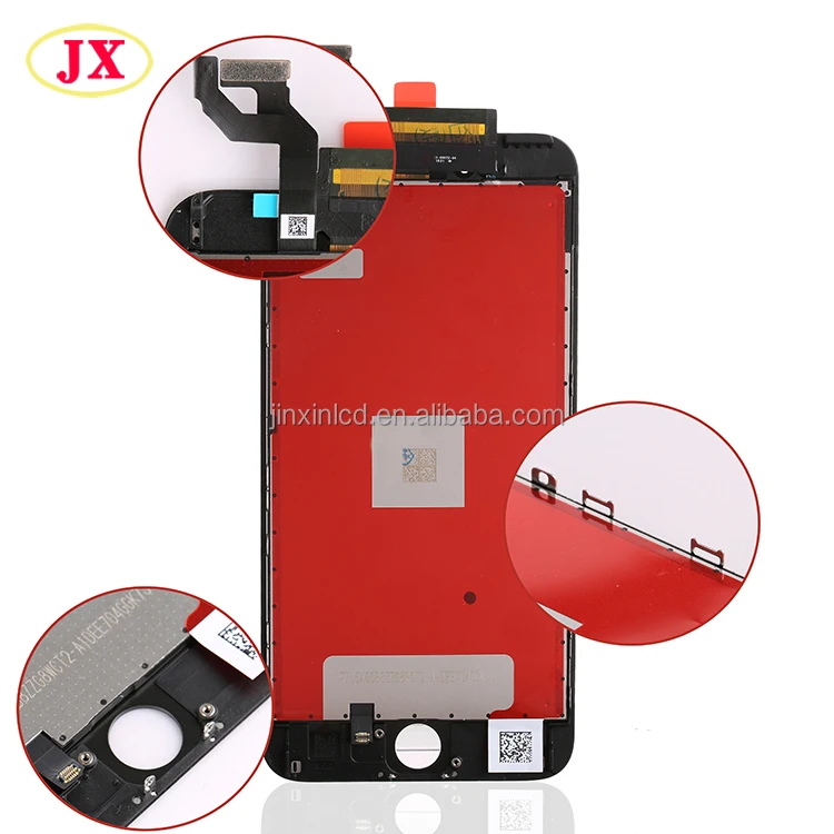 

LCD replacement 5.5 5.5 inch touch screen lcd for iphone 6s plus touch screen digitizer, White/black
