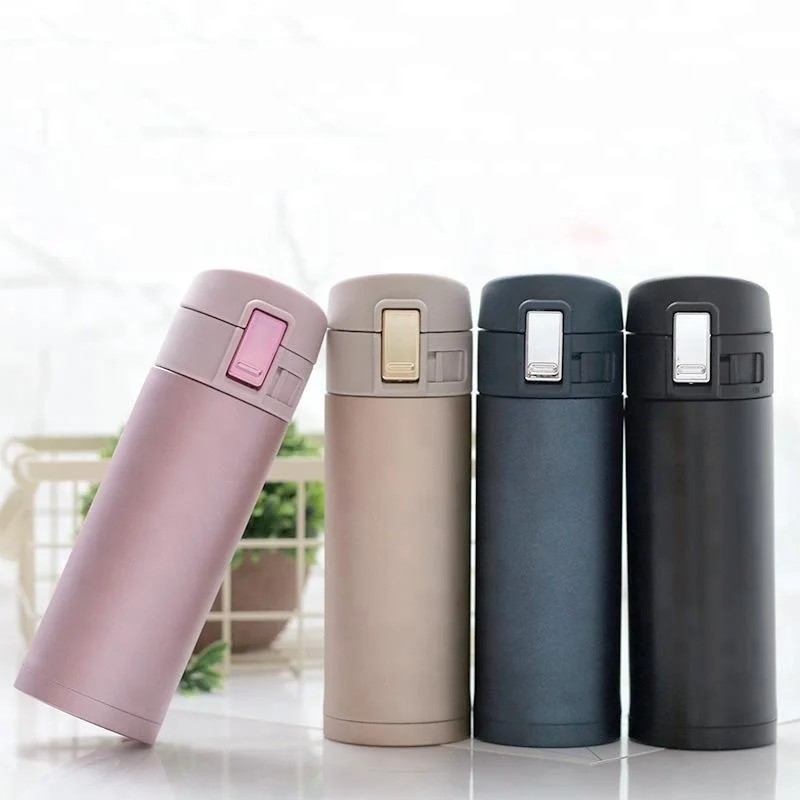 

Travel Sports Hiking Tea Drinking Double Layer Tiger Vacuum Flask, Champagne;customized color