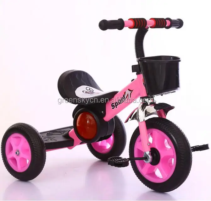 2018 Baby Tricycles With Light Mini Kids Trike Toys With Pedal For