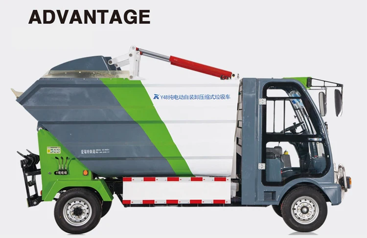 ART-Y48E Electric Dustbin Transport Truck Vehicle