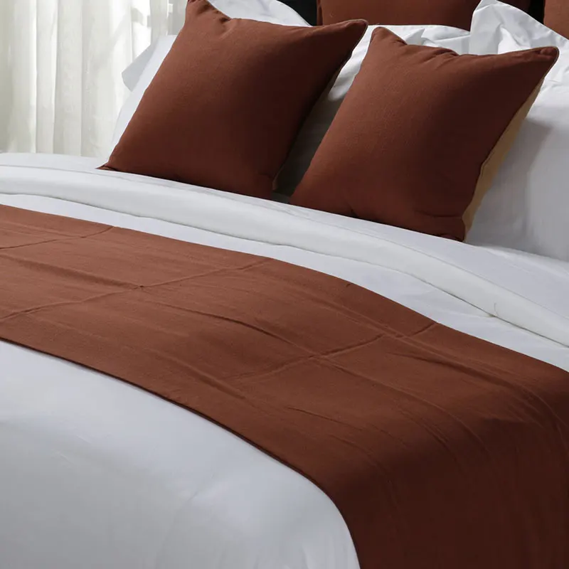 New Design Jacquard King Size Hotel Bed Scarves And Runner Buy New