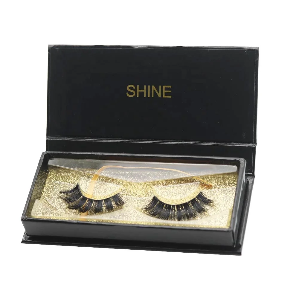 

Charming Styles Private Label 3D False Eyelash Mink 3d Lashes, clear band mink lashes, Natural black