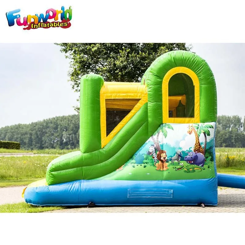 New Inflatable Jumper Slide Combo Inflatable Bounce House With Slide