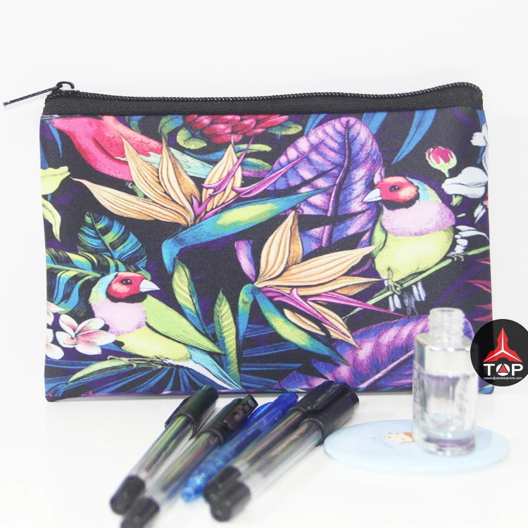 

Bird Custom Full Printing Functional Cosmetic Makeup Pencil Brush Bag