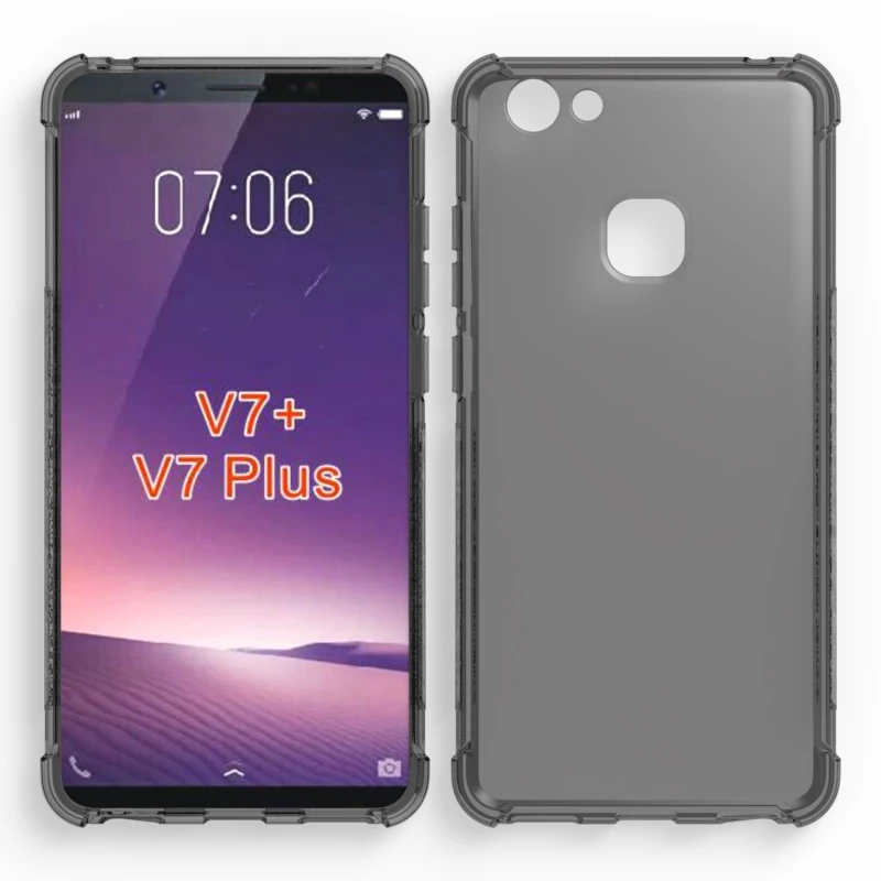 

Air Cushion Shockproof Soft Gel TPU Case Cover For vivo v7 plus, Various colors available