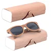 ZL110D White Oak Texture Durable Form-pressed Layers Wooden Case for Sunglasses