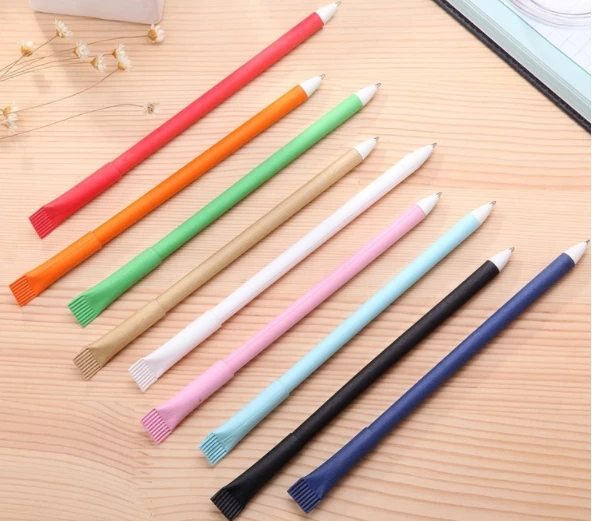 

Eco friendly colorful recycle paper ball pen