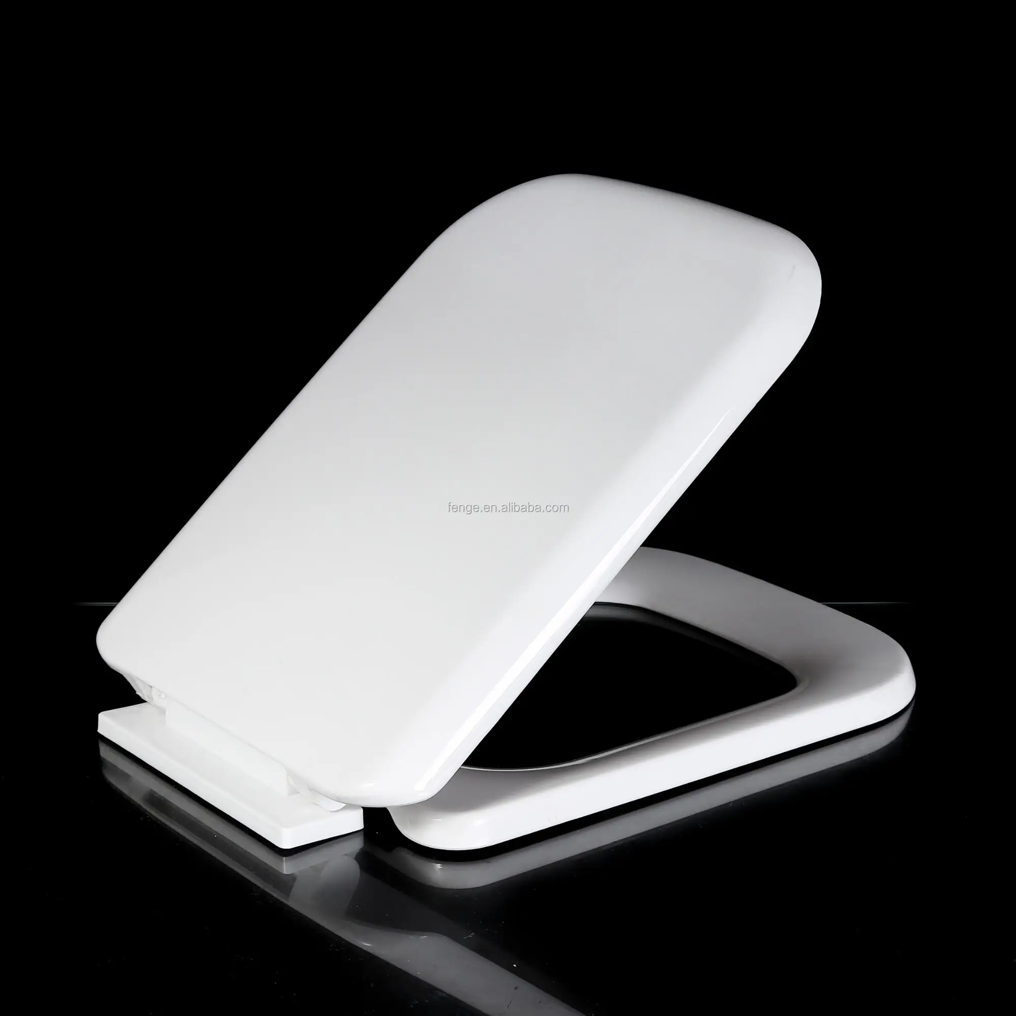 Top Selling Rectangular Square Design Anglo Indian Toilet Seat With Cover Soft Close Hinge Buy